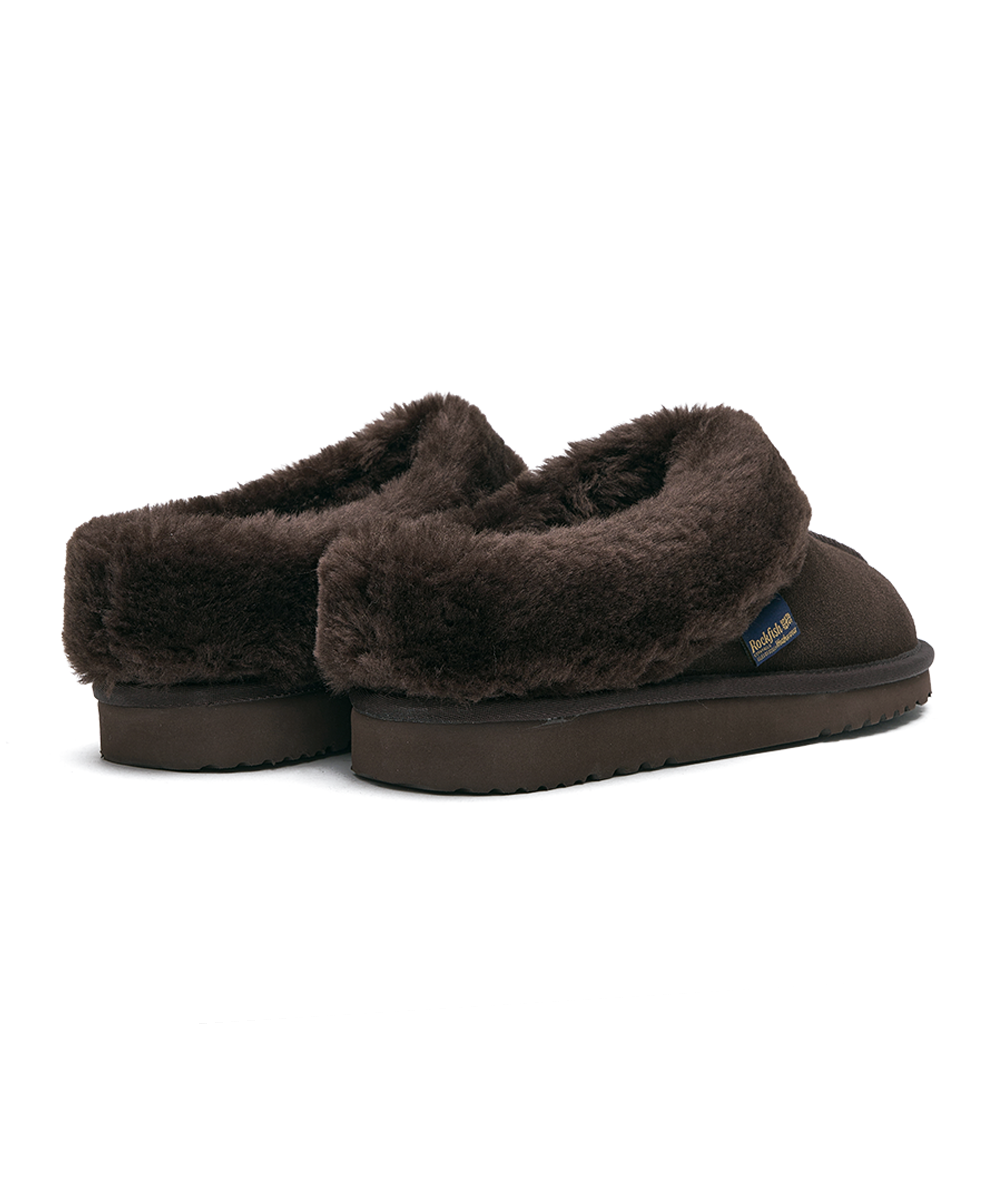 รองเท้าเปิดส้น ORIGINAL WINTER FUR MULE - CHOCO