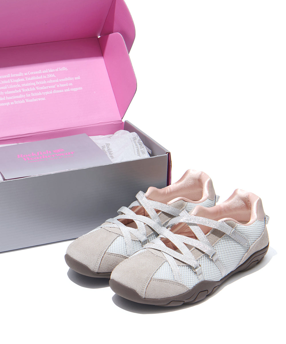 ZANE X-STRAP SNEAKERS - SILVER