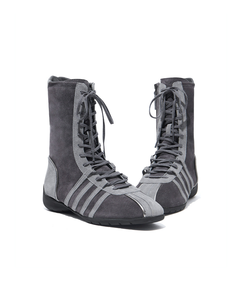 รองเท้าผ้าใบ BLISS HIGHTOP SNEAKERS - GREY