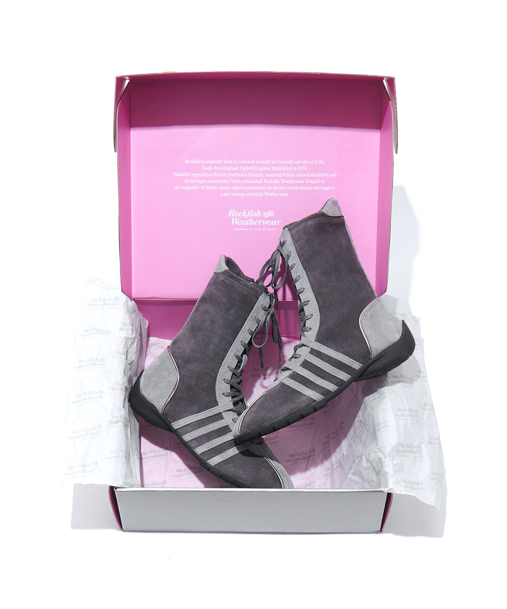 รองเท้าผ้าใบ BLISS HIGHTOP SNEAKERS - GREY
