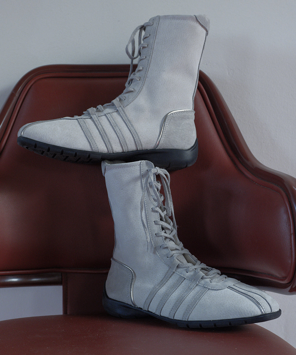 รองเท้าผ้าใบ BLISS HIGHTOP SNEAKERS - IVORY