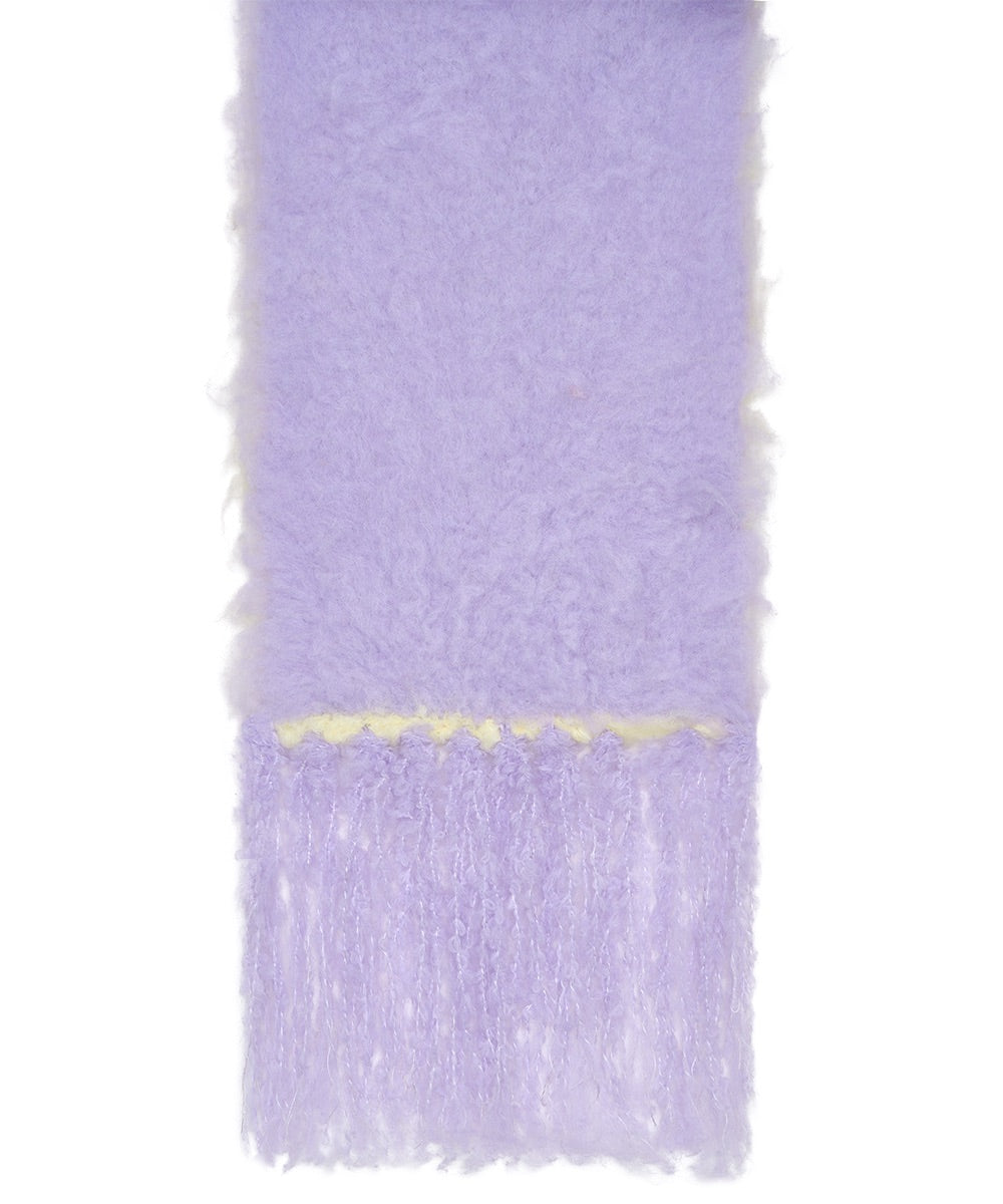 ผ้าพันคอ OVERSIZED SHAGGY SCARF - BUTTER