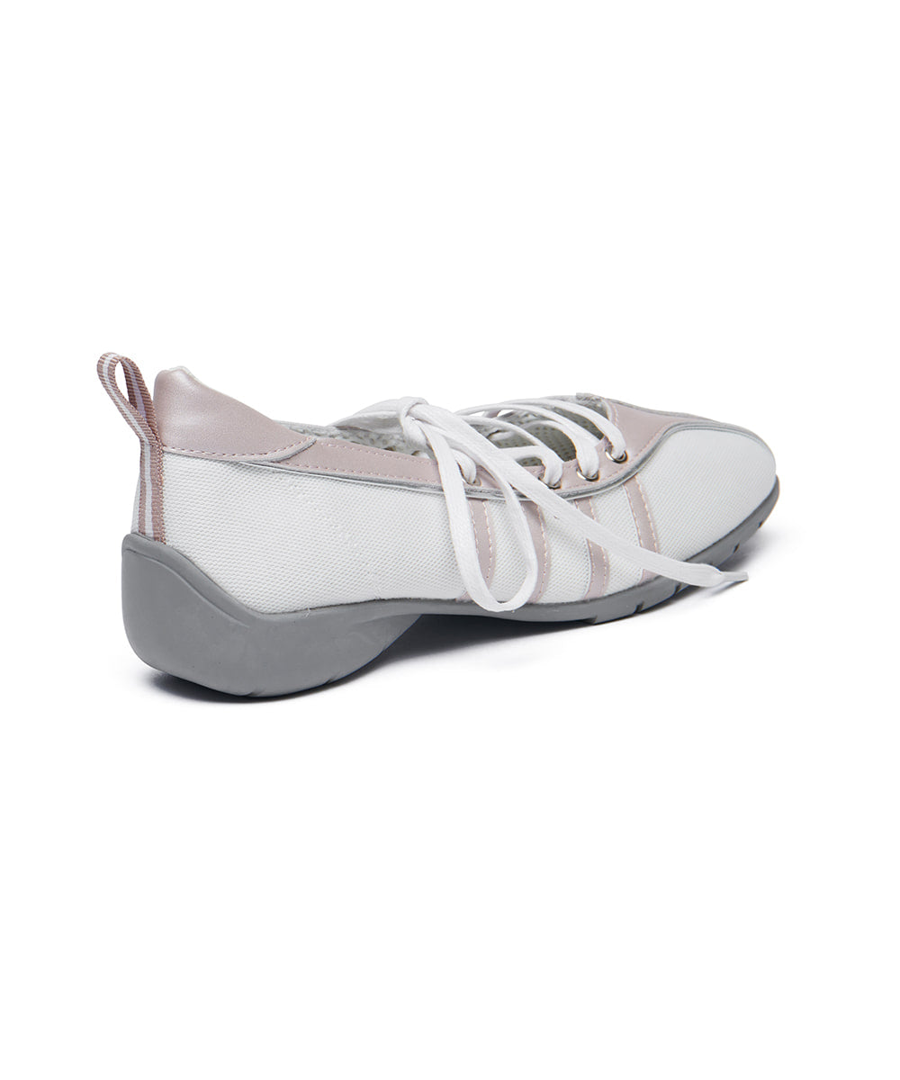 รองเท้าผ้าใบ BLISS LACEUP SNEAKERS - PINK PEARL