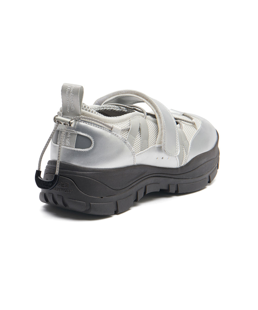 รองเท้าผ้าใบ BRYN VELCRO SNEAKERS - SILVER
