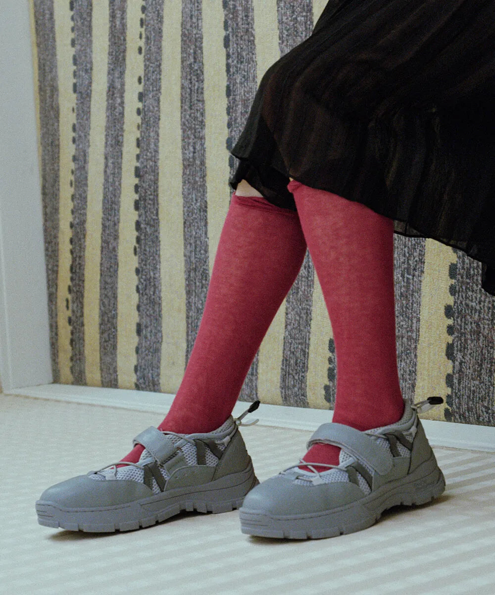 รองเท้าผ้าใบ BRYN VELCRO SNEAKERS - GREY