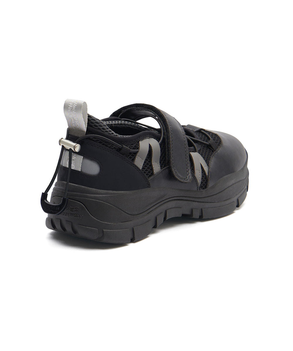 BRYN VELCRO SNEAKERS - BLACK