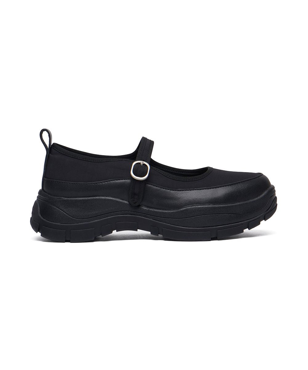 FLATFORM STRAP MARYJANE - BLACK