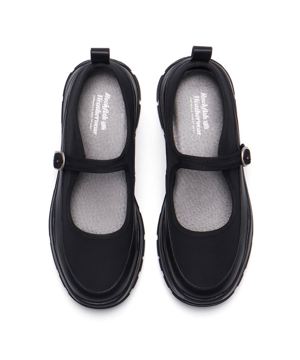 FLATFORM STRAP MARYJANE - BLACK
