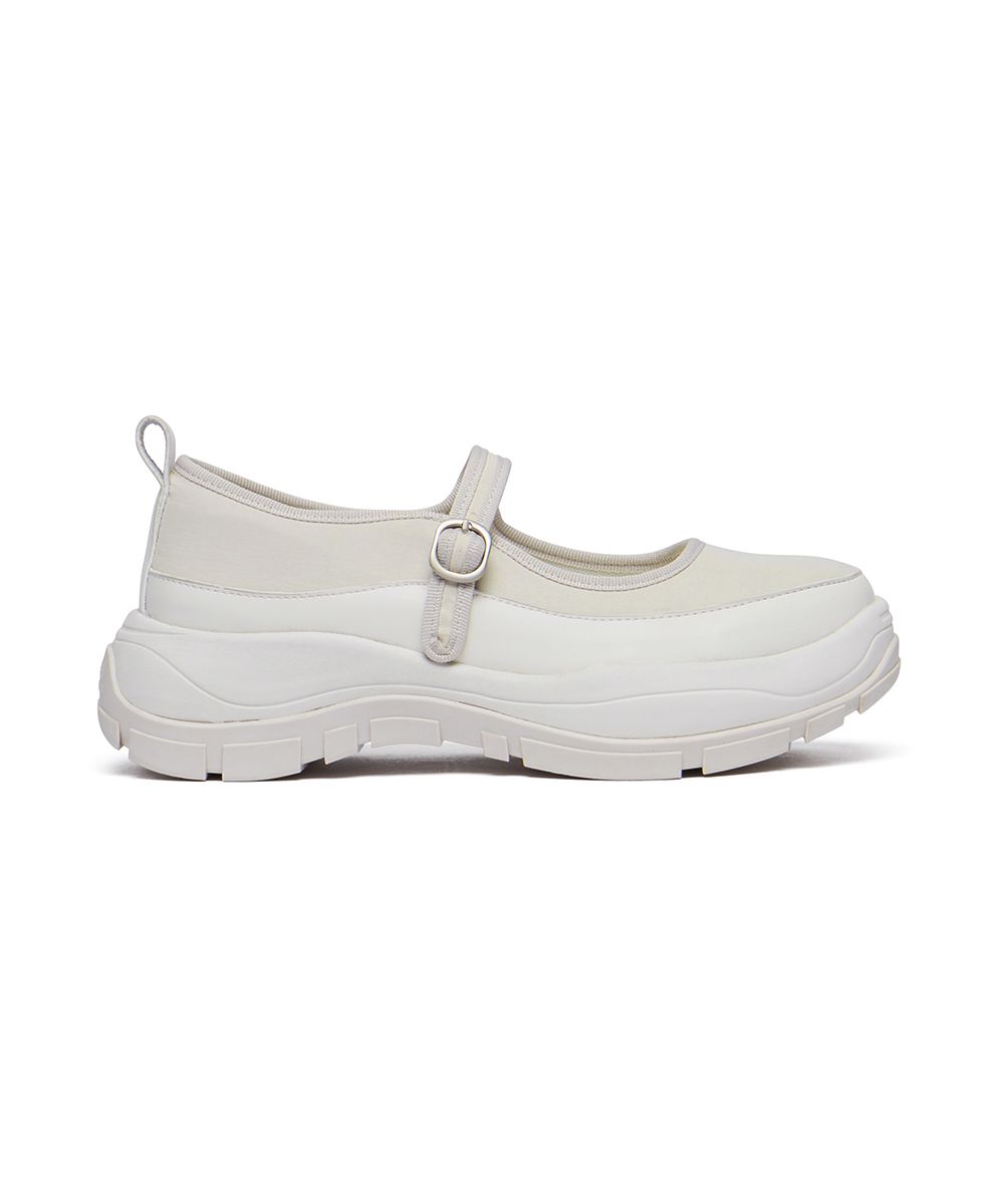 FLATFORM STRAP MARYJANE - BUTTER