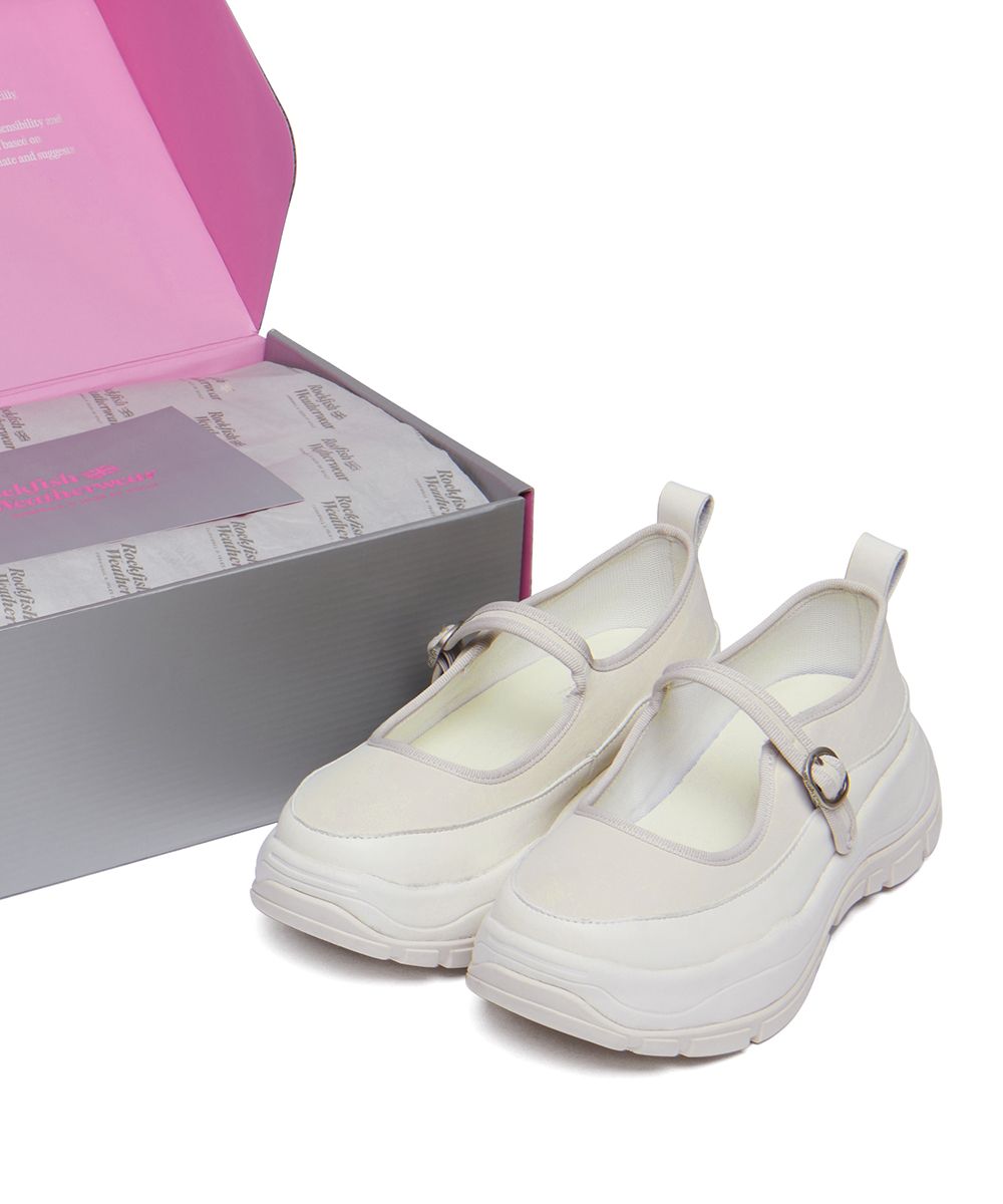 FLATFORM STRAP MARYJANE - BUTTER