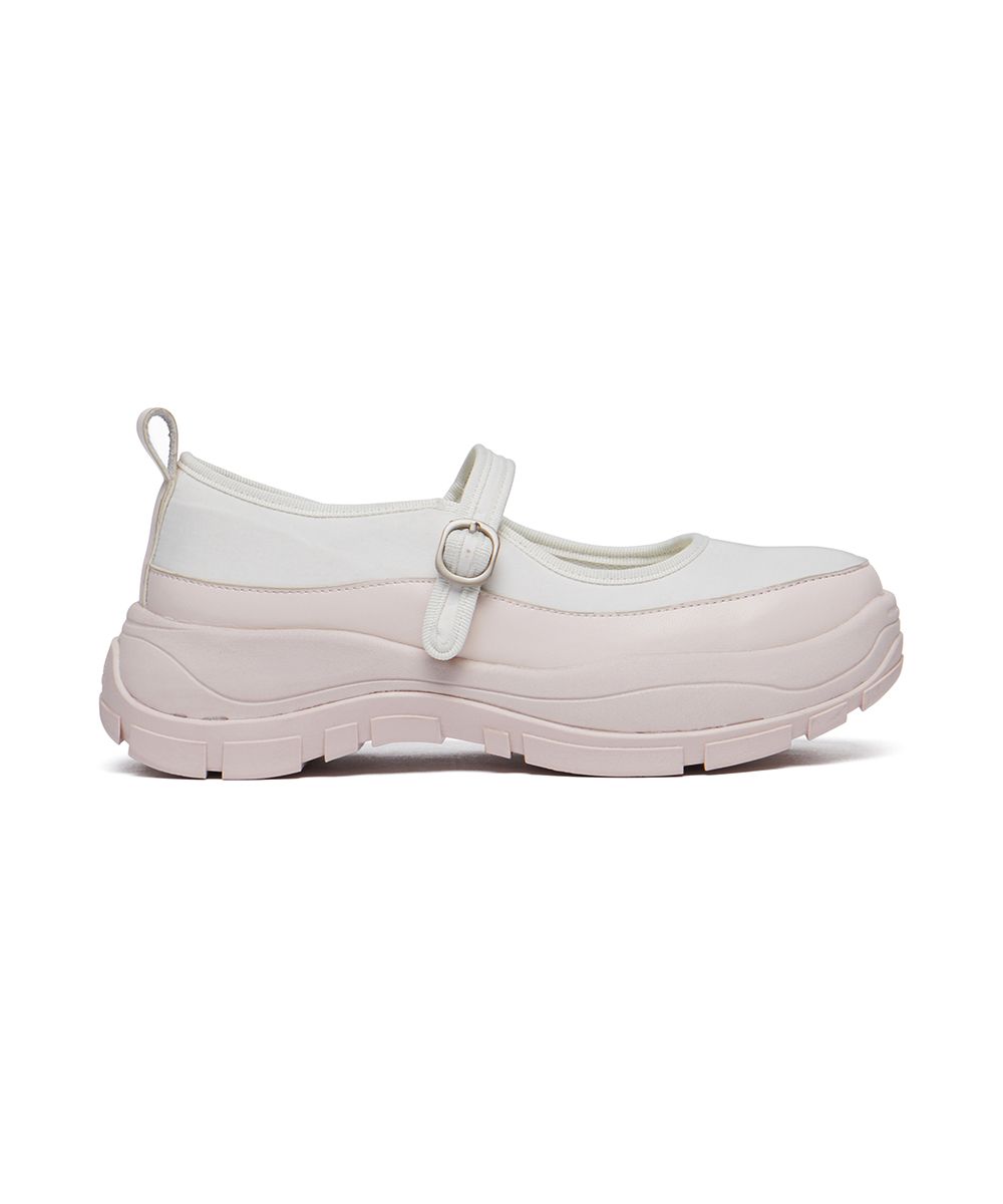 FLATFORM STRAP MARYJANE - IVORY