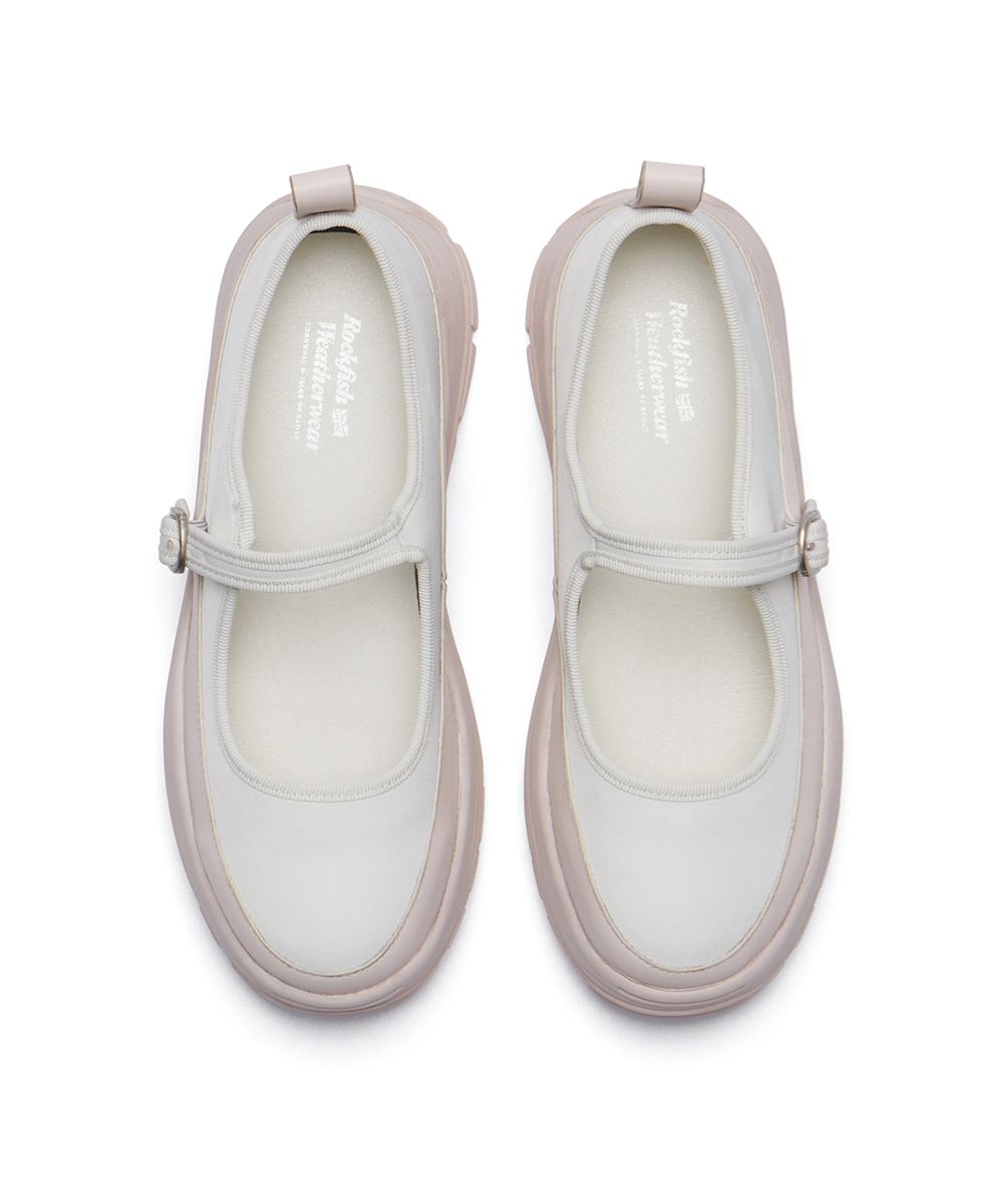 FLATFORM STRAP MARYJANE - IVORY