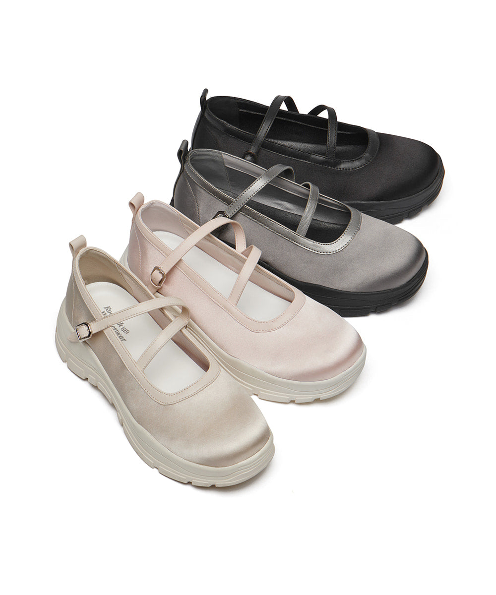 FLATFORM Z-STRAP MARYJANE - BLACK