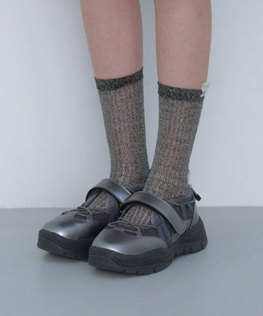 ถุงเท้า GLITTER SOCKS - BLACK