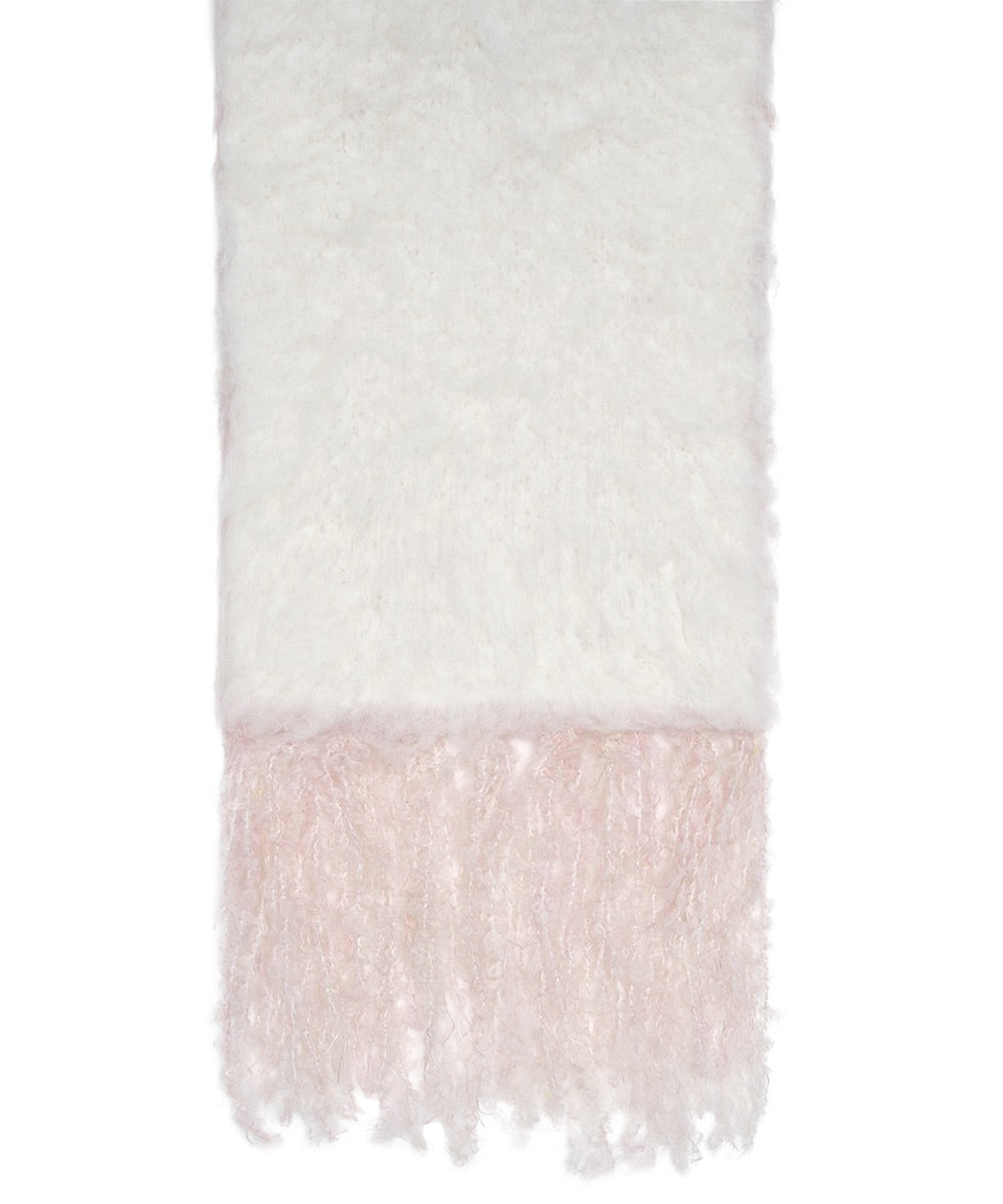 ผ้าพันคอ OVERSIZED SHAGGY SCARF - PINK