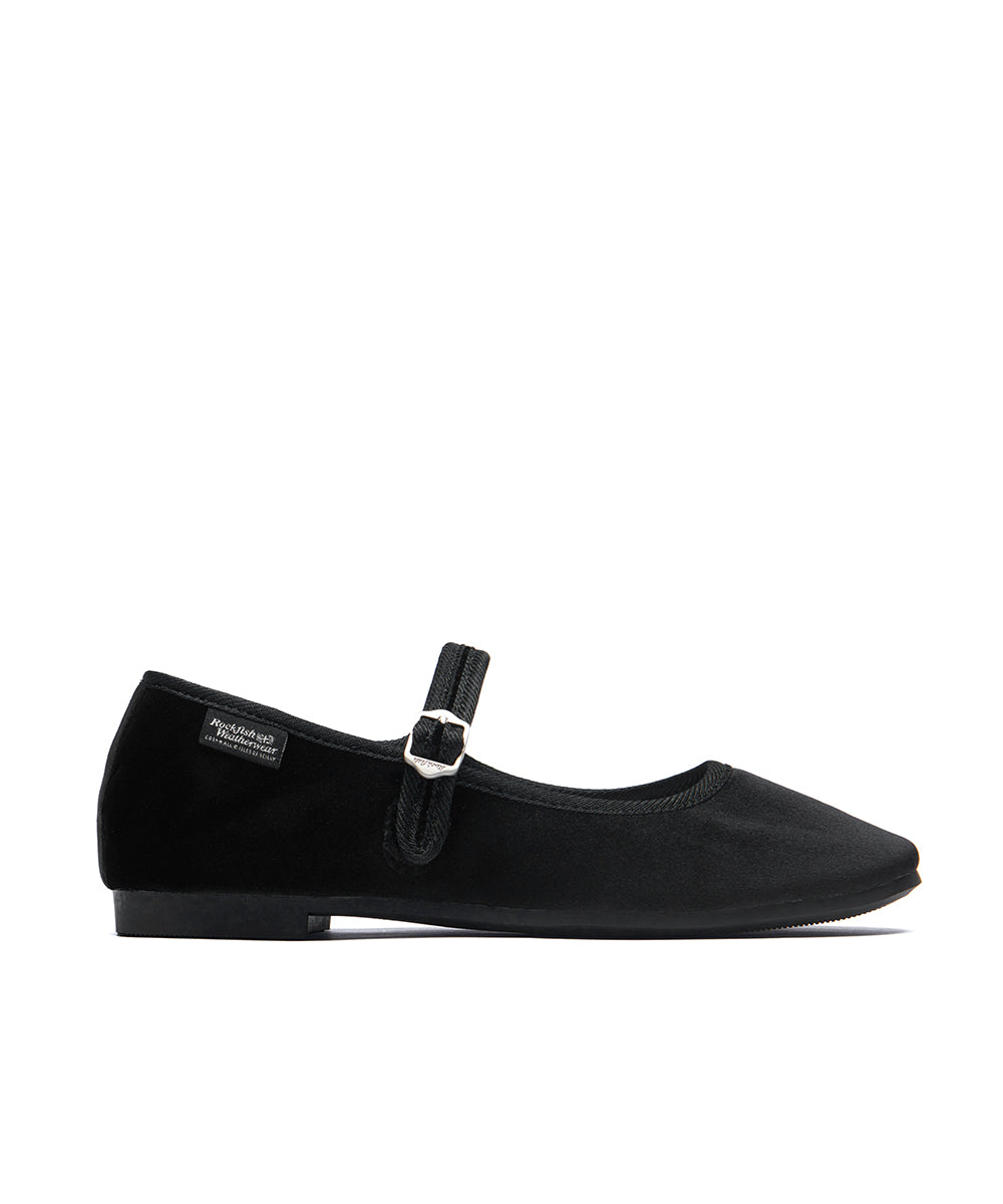 BELLA QUILTED MARYJANE - BLACK