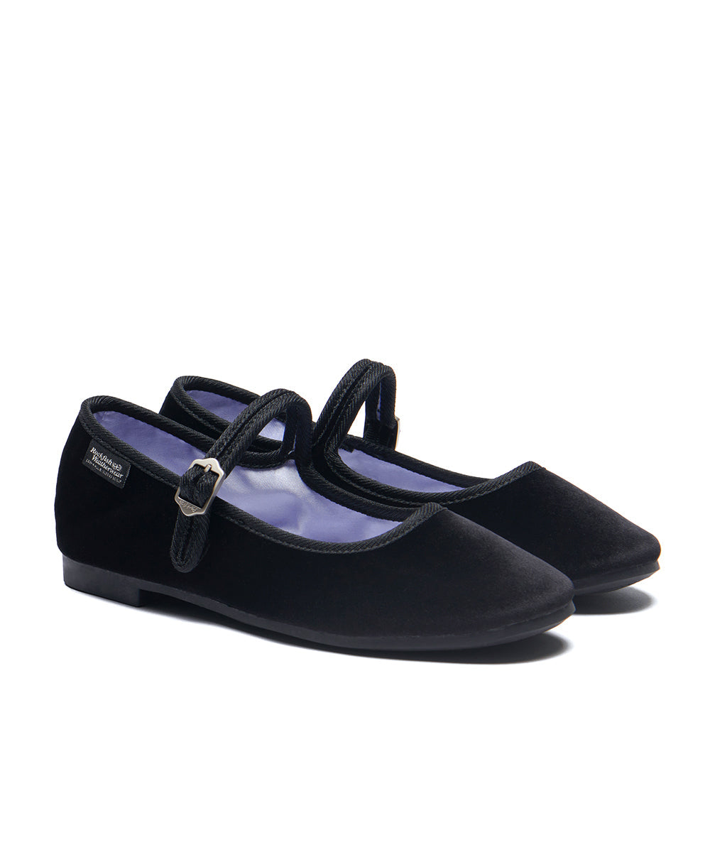 BELLA QUILTED MARYJANE - BLACK