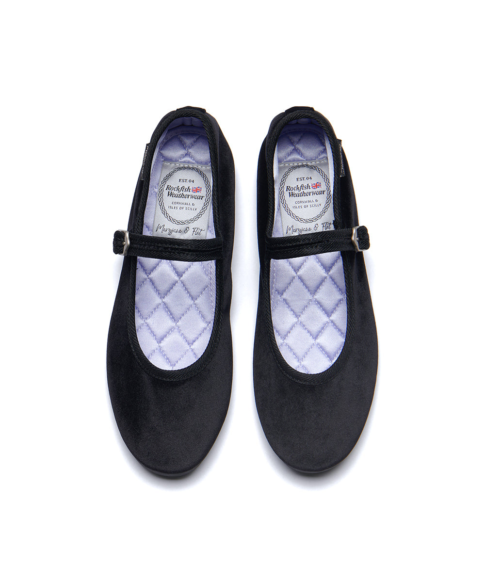 BELLA QUILTED MARYJANE - BLACK