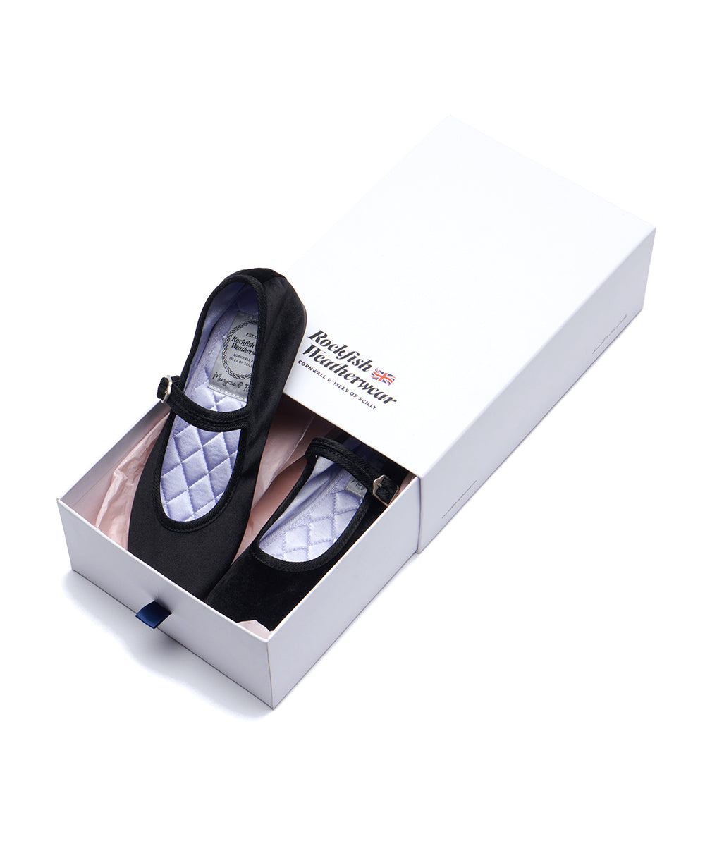 BELLA QUILTED MARYJANE - BLACK