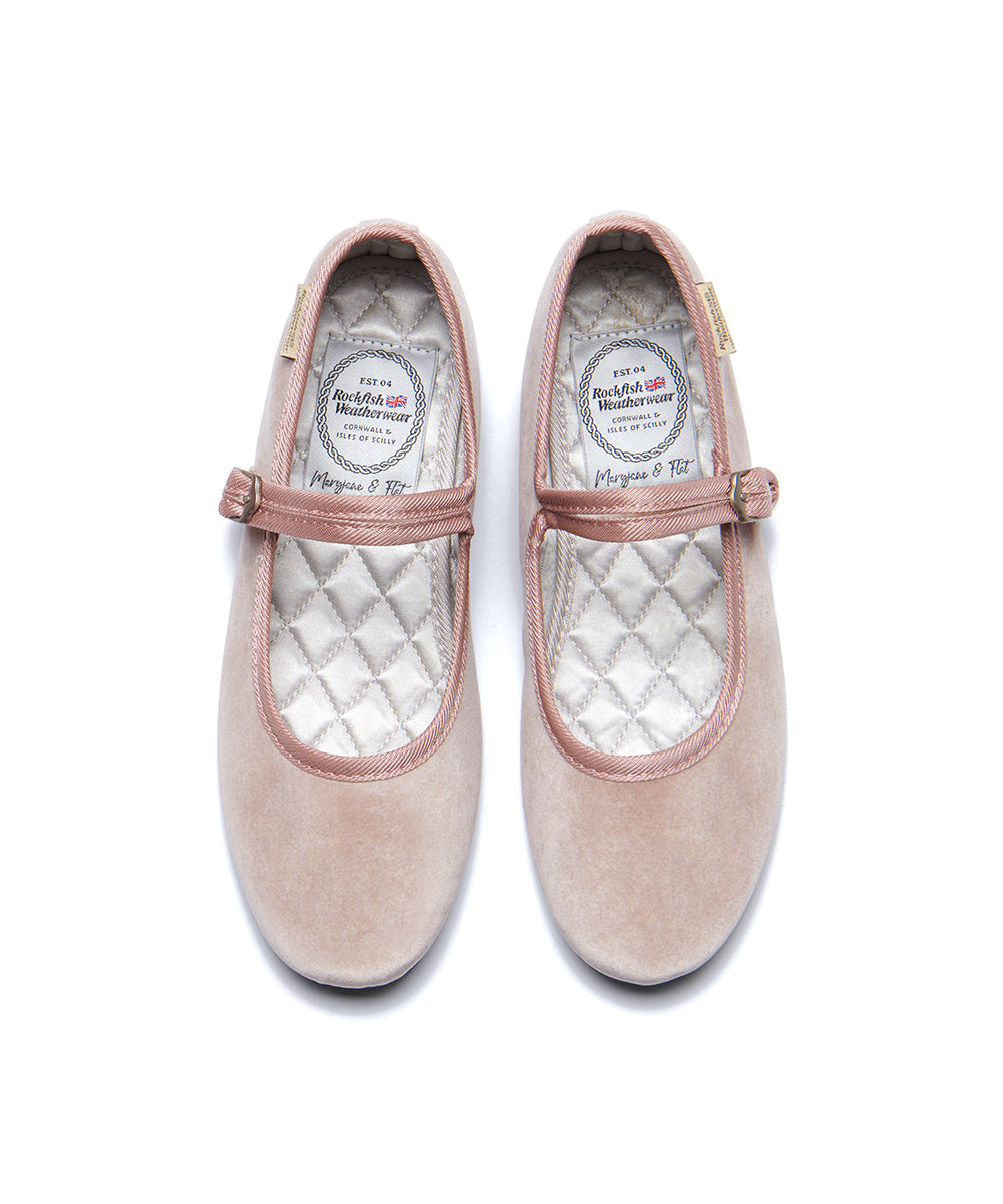 รองเท้าแมรี่เจน BELLA QUILTED MARYJANE - PINK