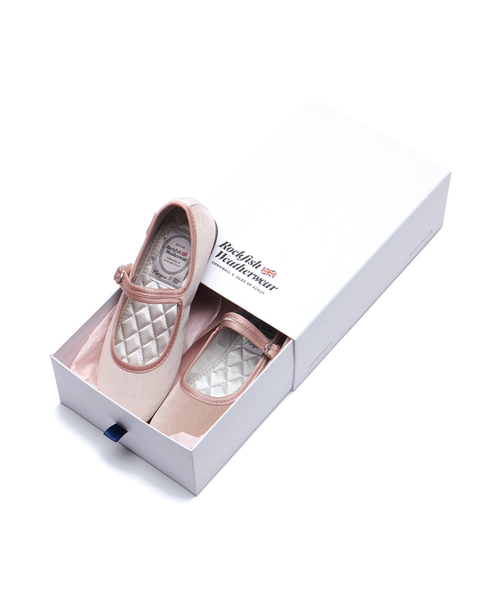 รองเท้าแมรี่เจน BELLA QUILTED MARYJANE - PINK