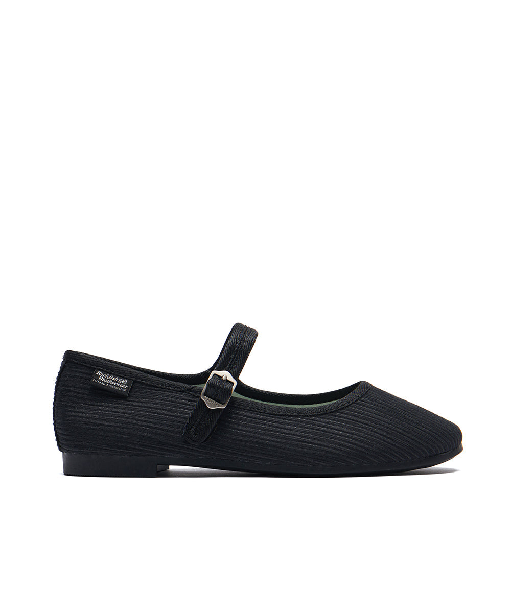 รองเท้าแมรี่เจน HAZEL RIBBON MARYJANE - BLACK