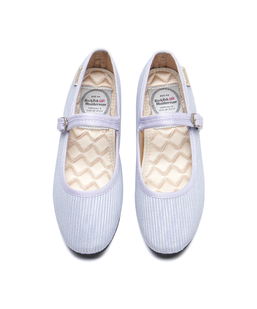 รองเท้าแมรี่เจน HAZEL RIBBON MARYJANE - BLUE