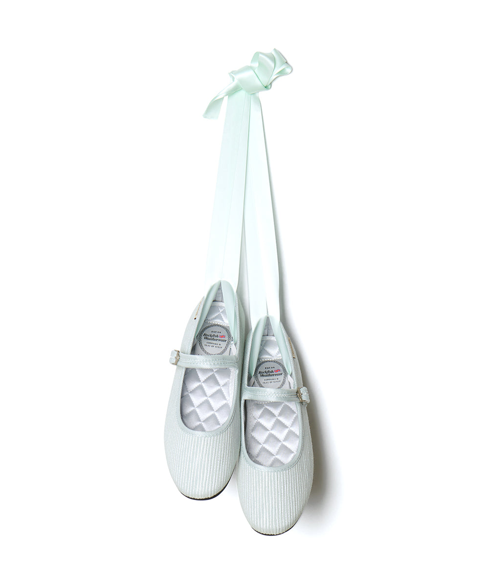 รองเท้าแมรี่เจน HAZEL RIBBON MARYJANE - MINT
