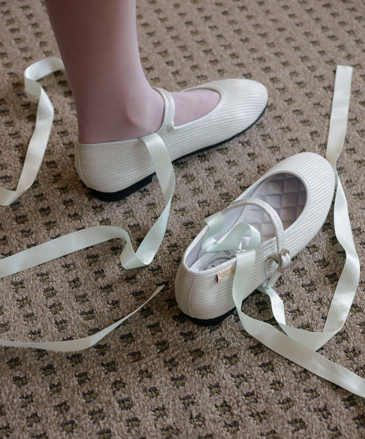 รองเท้าแมรี่เจน HAZEL RIBBON MARYJANE - MINT