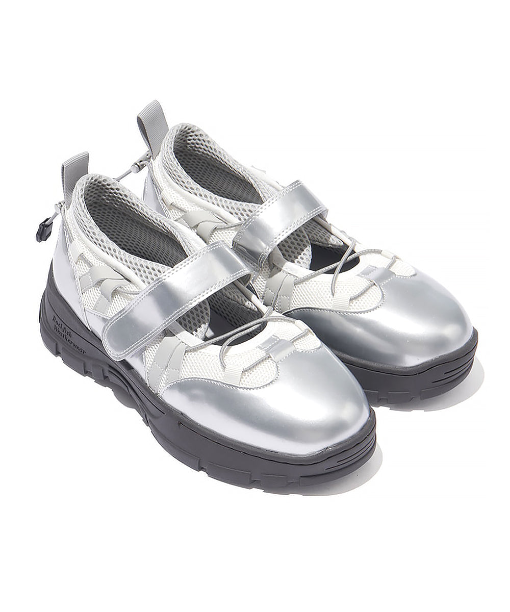 รองเท้าผ้าใบ BRYN VELCRO SNEAKERS - SILVER