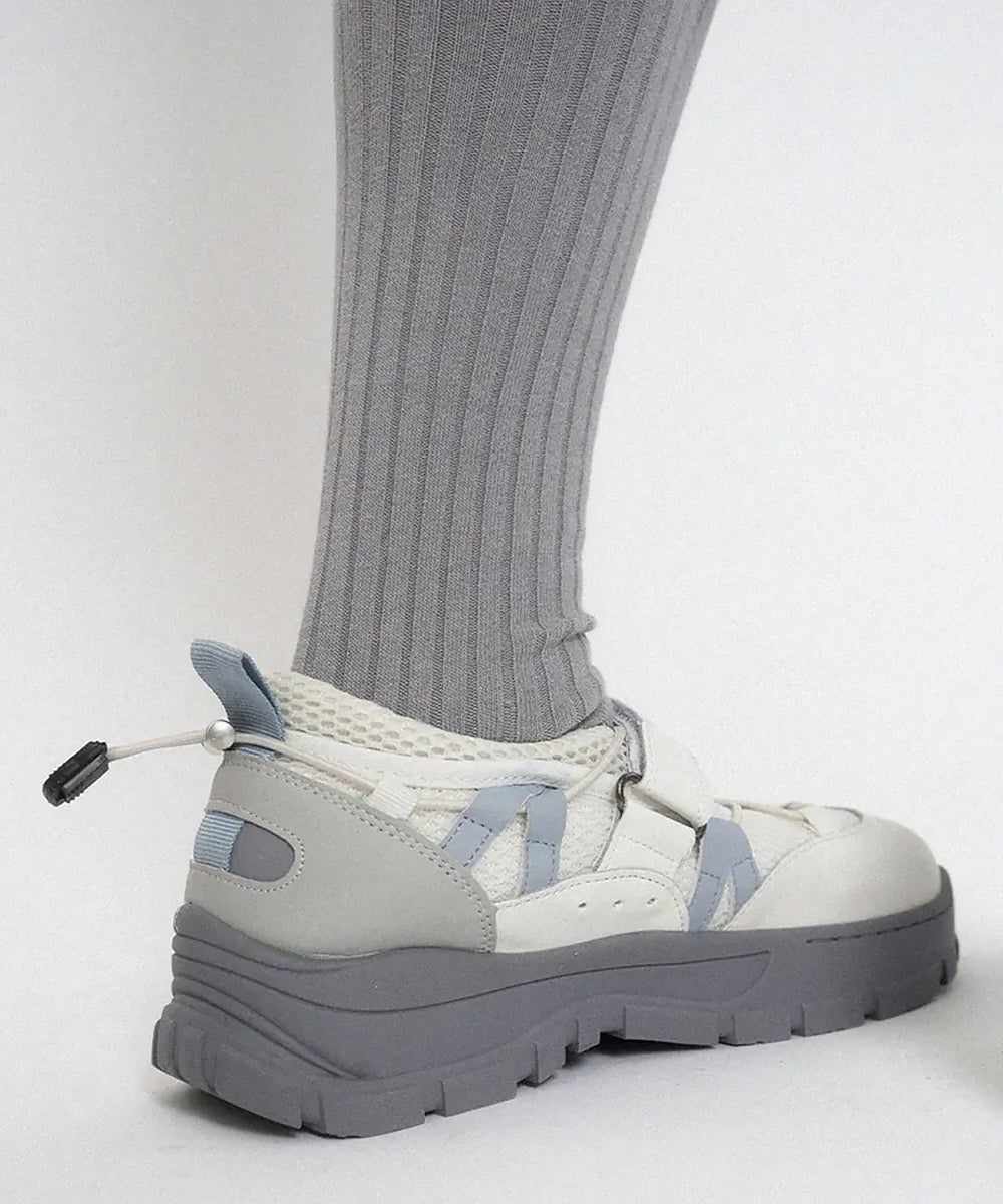 รองเท้าผ้าใบ BRYN VELCRO SNEAKERS - WHITE