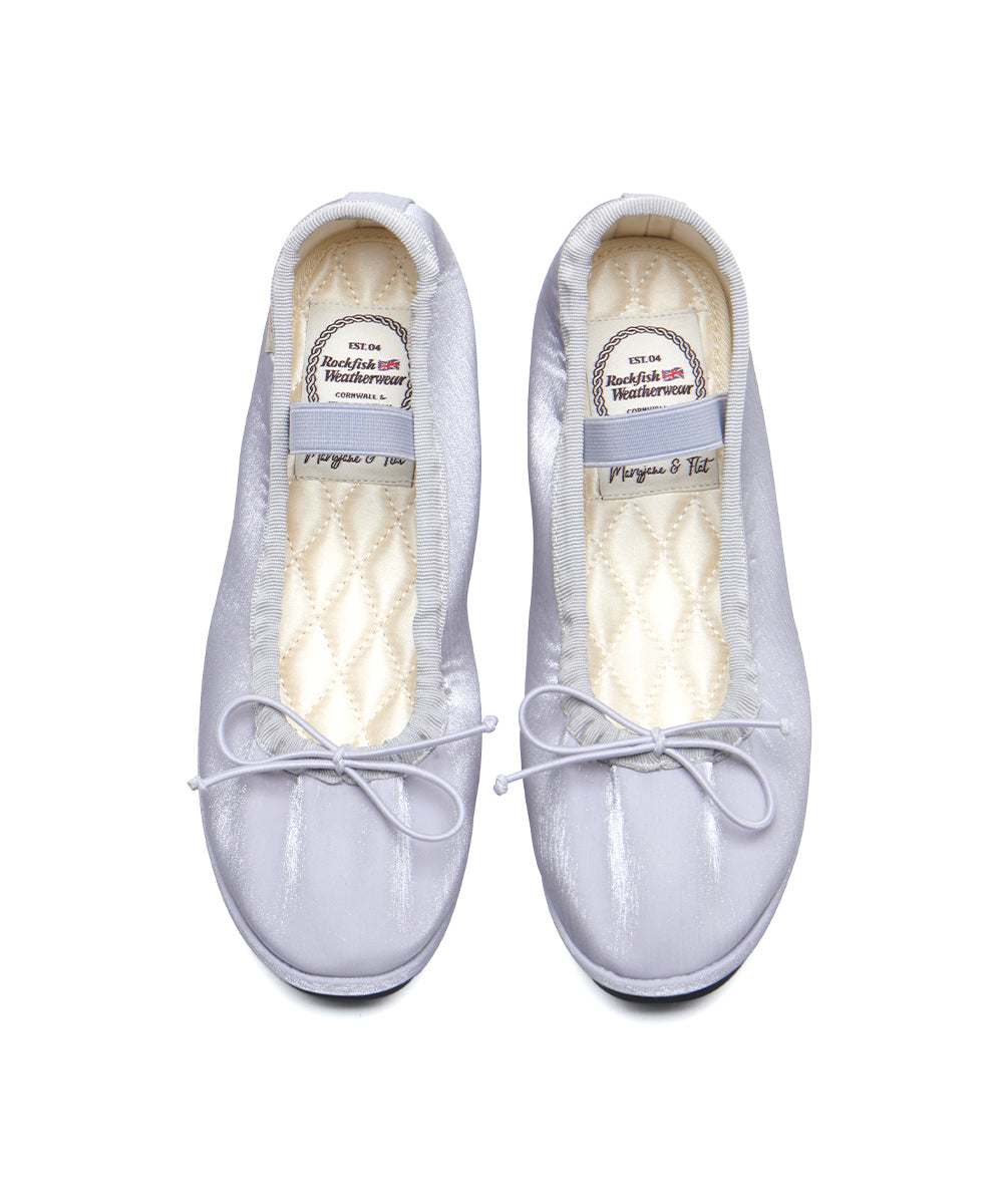WISLEY QUILTED SCRUNCH FLAT - BLUE