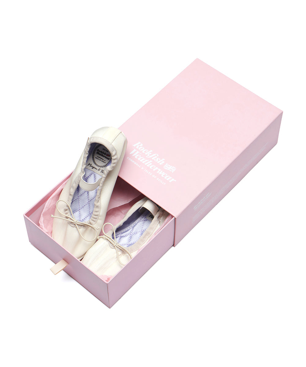 WISLEY QUILTED SCRUNCH FLAT - BUTTER