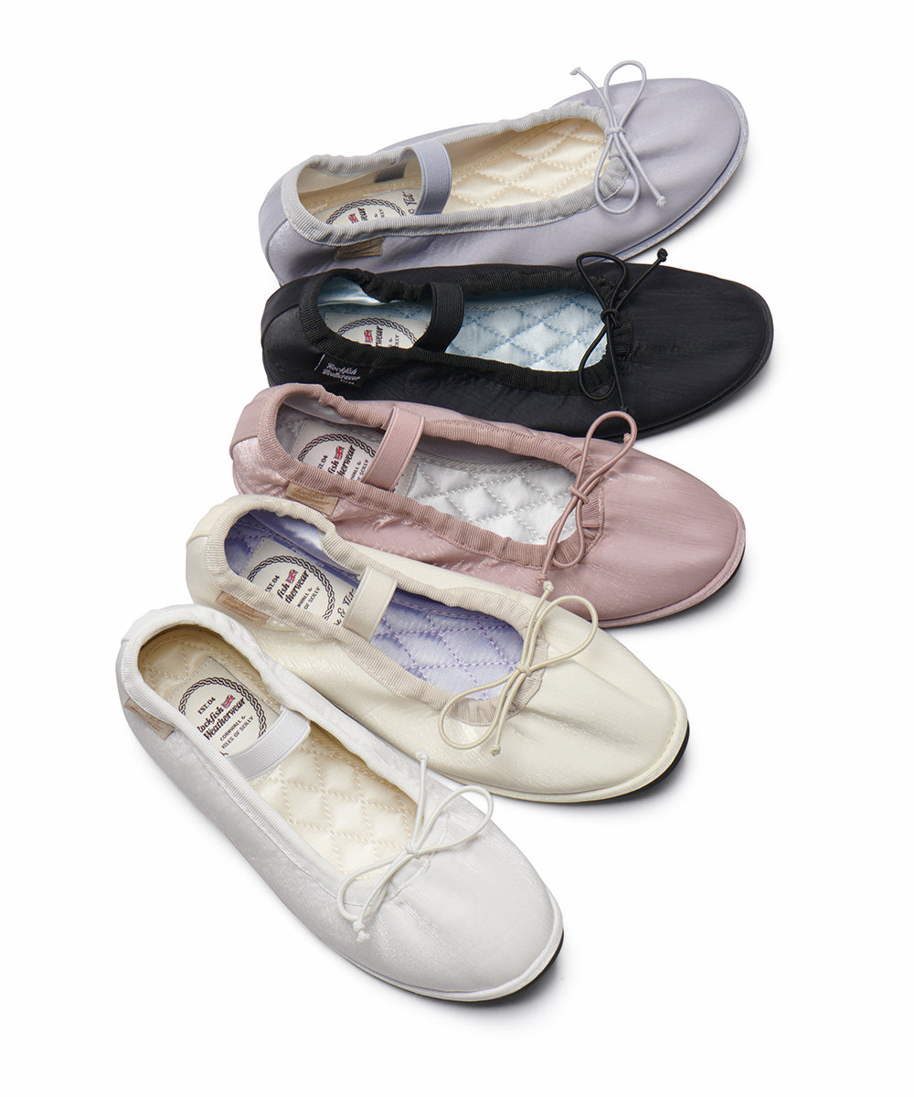 รองเท้าลำลอง WISLEY QUILTED SCRUNCH FLAT - PINK