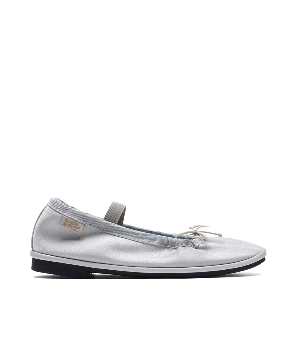 WISLEY QUILTED SCRUNCH FLAT - GREY
