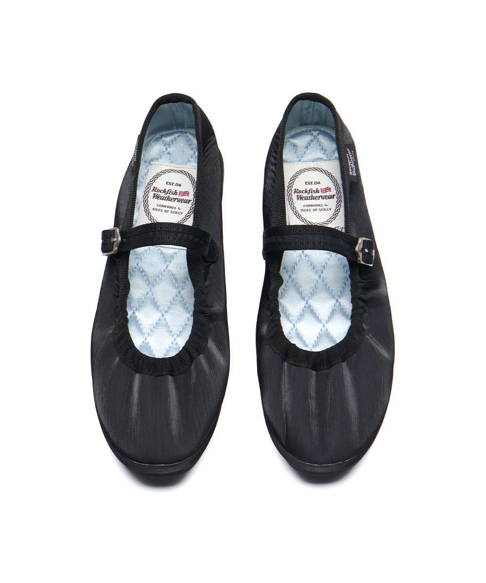 WISLEY QUILTED SCRUNCH MARYJANE - BLACK