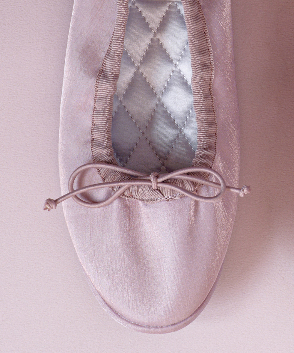 รองเท้าลำลอง WISLEY QUILTED SCRUNCH FLAT - PINK