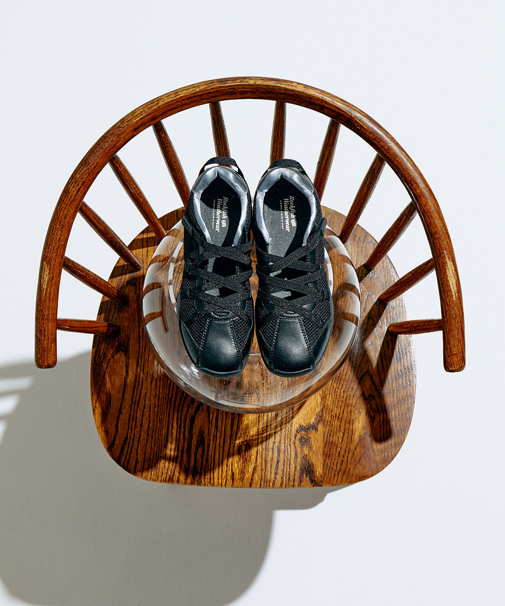 ZANE X-STRAP SNEAKERS - BLACK