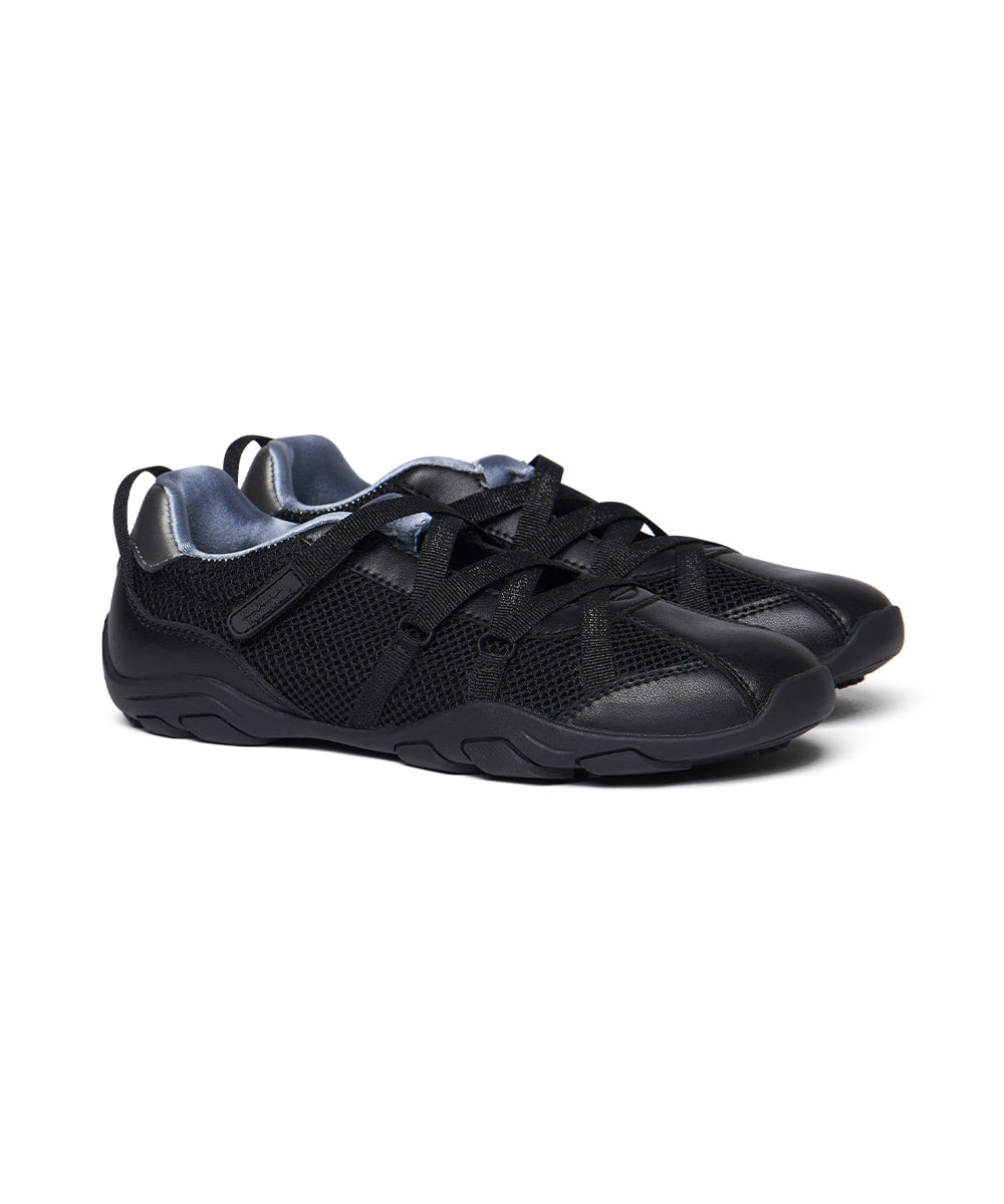 ZANE X-STRAP SNEAKERS - BLACK
