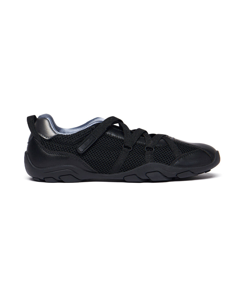 ZANE X-STRAP SNEAKERS - BLACK