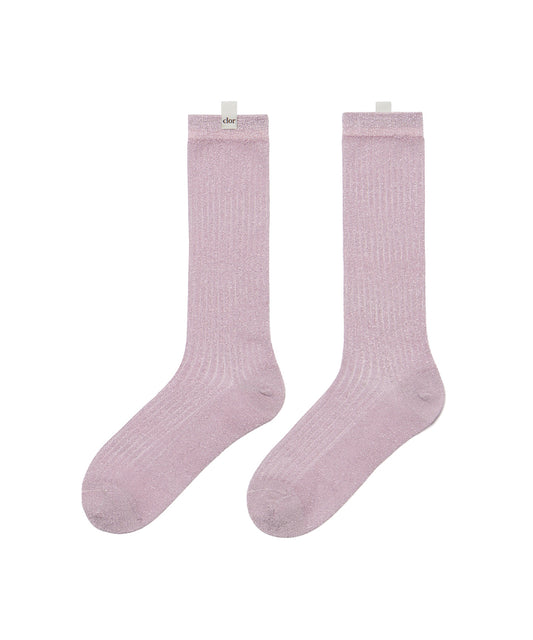 ถุงเท้า GLITTER SOCKS - PINK