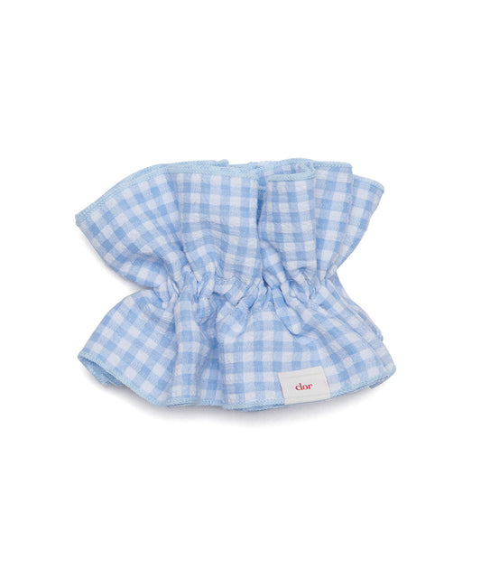 ยางรัดผม SEERSUCKER SCRUNCHIE - BLUE