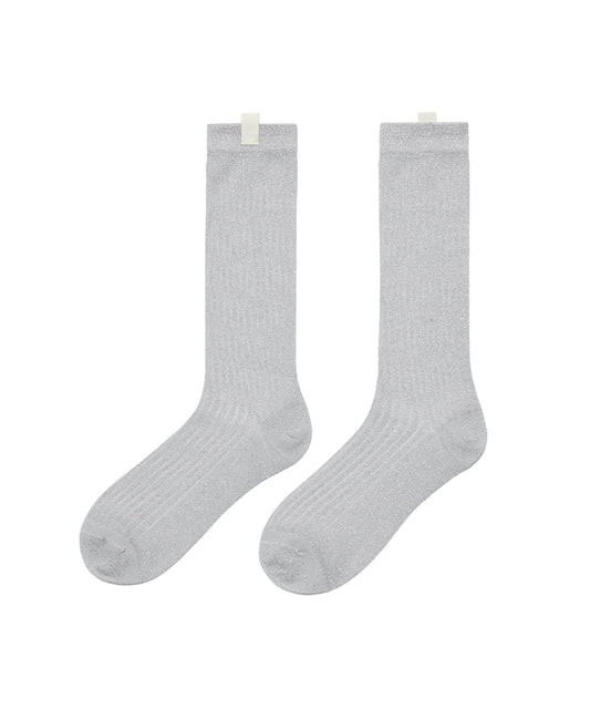 ถุงเท้า GLITTER SOCKS - SILVER