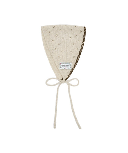 ที่ปิดหูกันหนาว LACE KNIT EARMUFF - OATMEAL