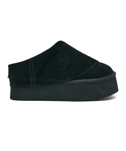 รองเท้าเปิดส้น MAXI FOLDED MULE - BLACK