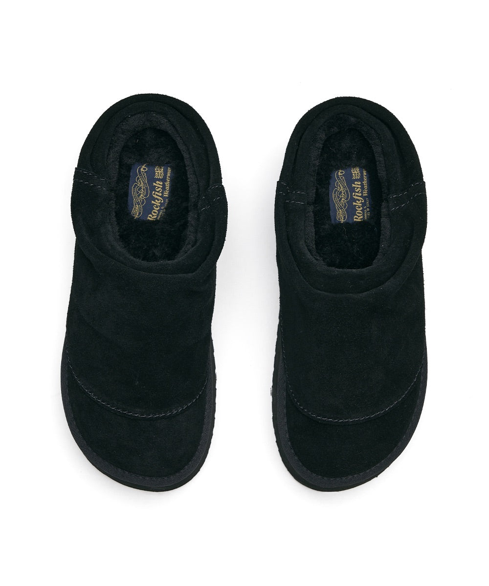 รองเท้าเปิดส้น MAXI FOLDED MULE - BLACK