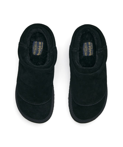 รองเท้าเปิดส้น MAXI FOLDED MULE - BLACK