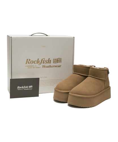 รองเท้าบูทกันหนาว ORIGINAL MAXI FLATFORM BOOTS MINI (3.5inch) - CHESTNUT