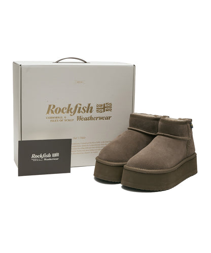 รองเท้าบูทกันหนาว ORIGINAL MAXI FLATFORM BOOTS MINI (3.5inch) - COCOA