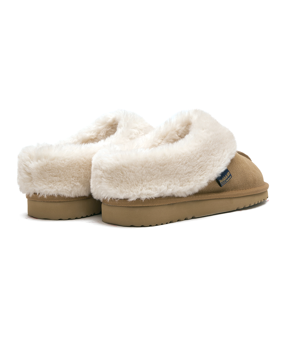 รองเท้าเปิดส้น ORIGINAL WINTER FUR MULE - CHESTNUT